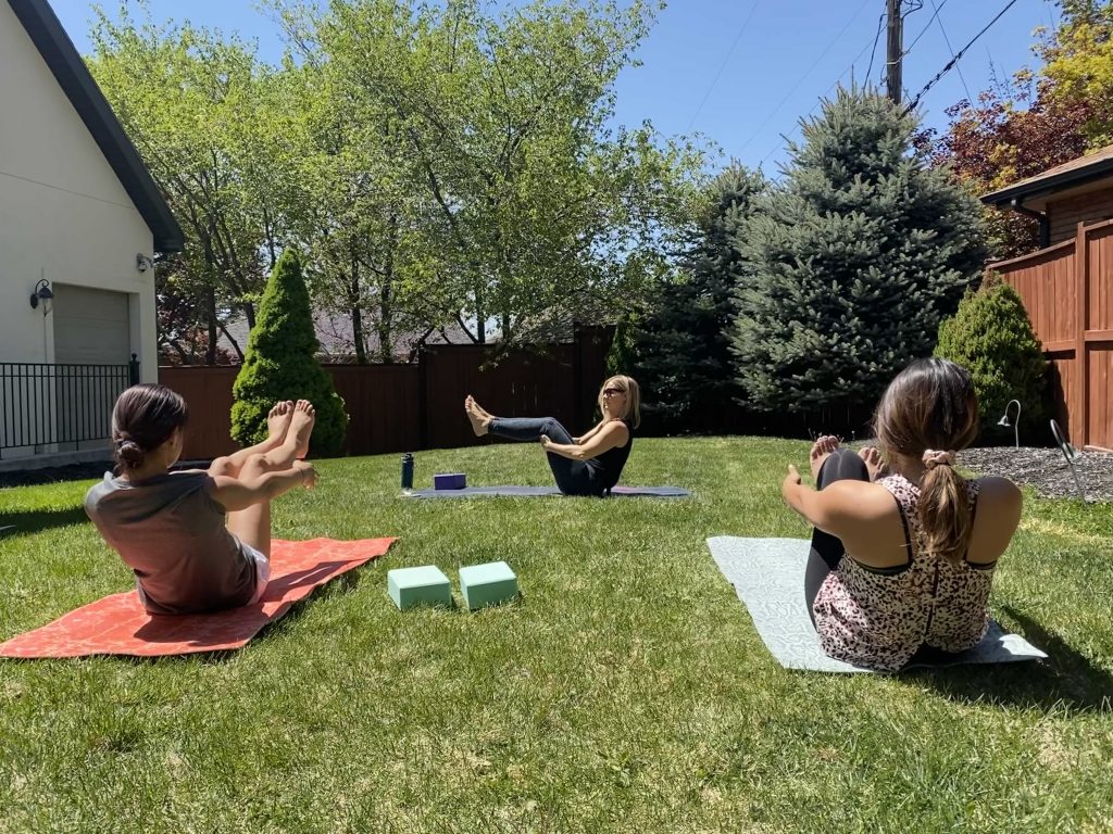 outdoor yoga